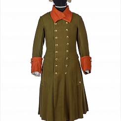 Шинель офицера (Швабрина) - униформа Преображенского полка 1770-1780 г