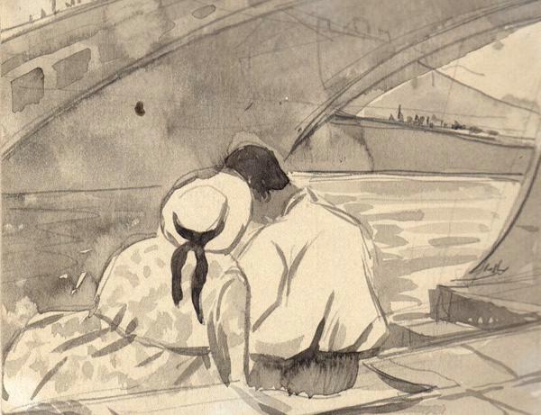 Вероника и Борис. На набережной