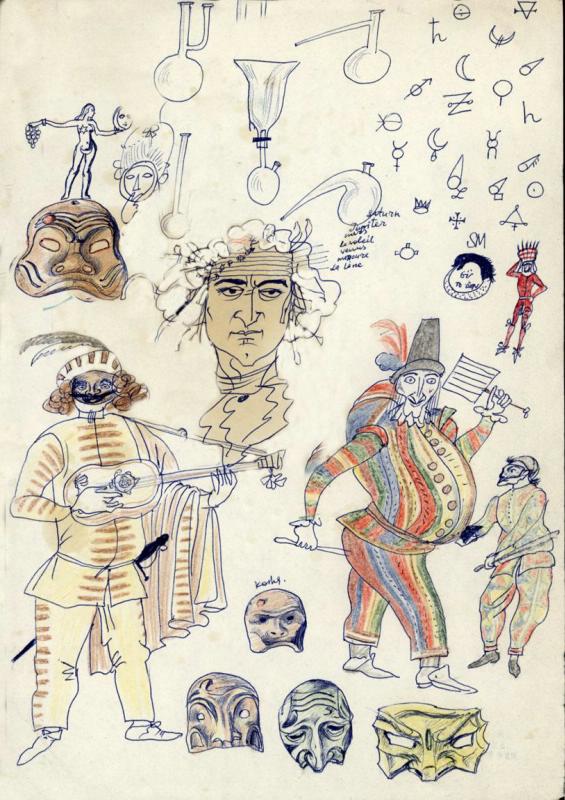 Маски, символы в зоне Калиостро