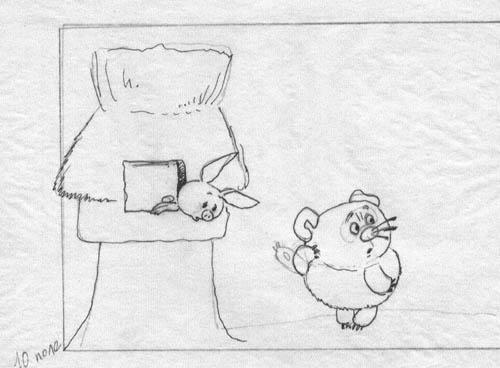 Сц.41: Винни-Пух и Пятачок