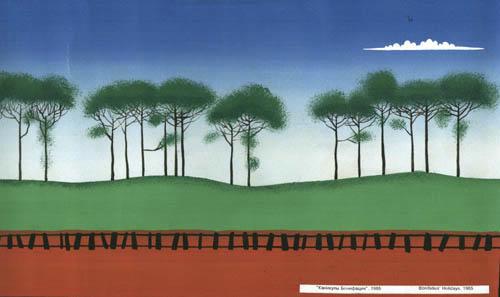 Железная дорога (два варианта фона с незначительными различиями)