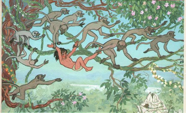 Маугли и обезьяны