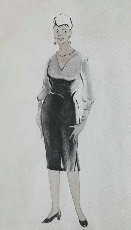 Дама подшофе с лисой (арт.И.Ульянова)