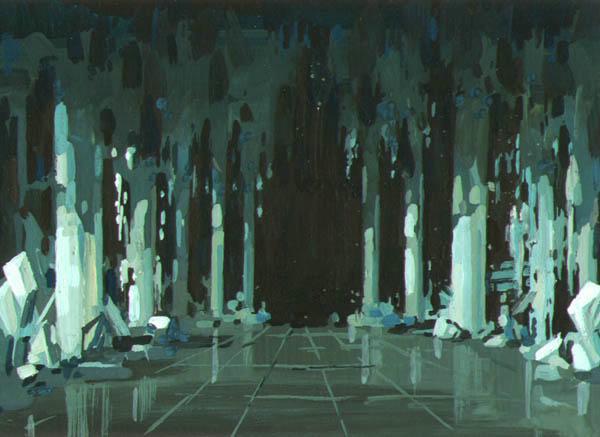 Интерьер замка Снежной королевы