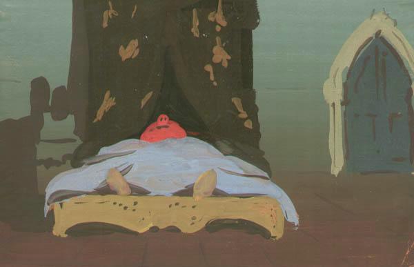 Панорамы улиц, города, спальня сеньора Помидора