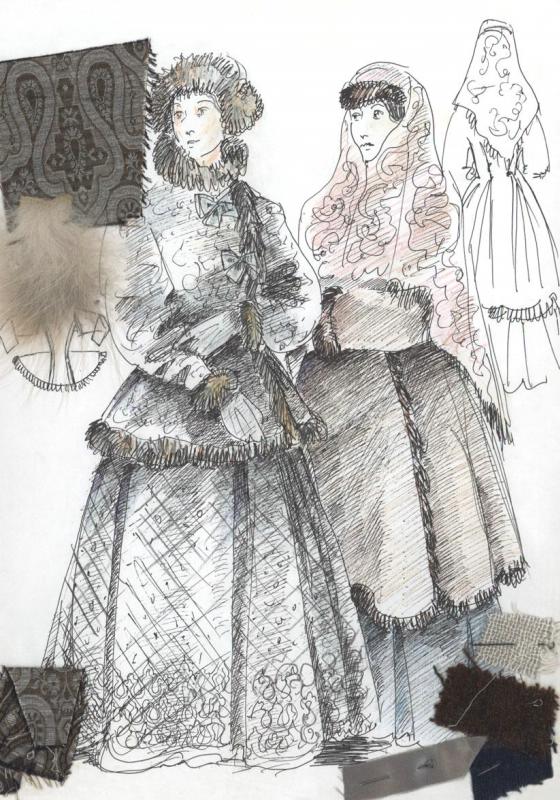 Маша Миронова (арт.К.Грушка) и Палашка (арт.К.Громова)