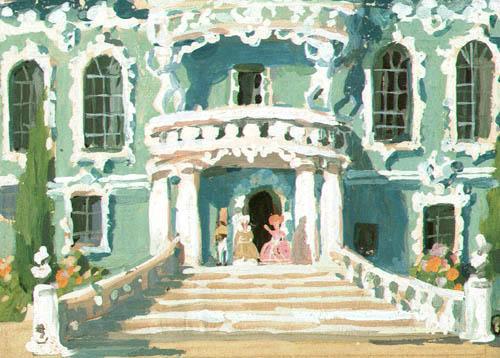 На дворцовой лестнице