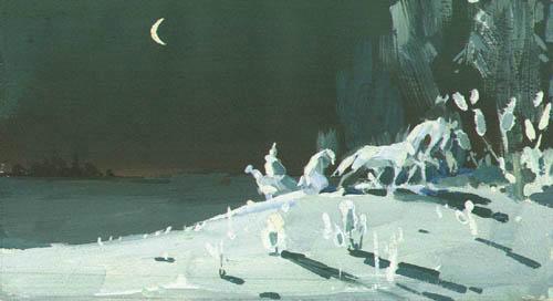 Снежная королева в санях