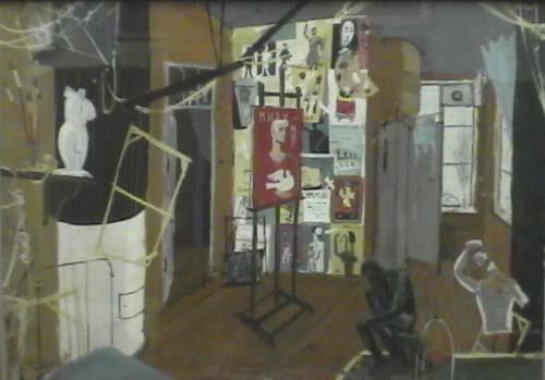 Комната со скульптурой