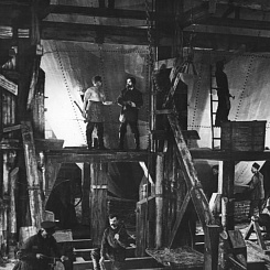 Рабочий момент съемок