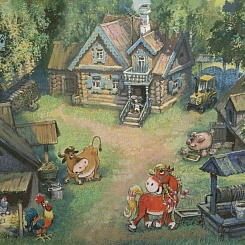 Кеша и обитатели скотного двора