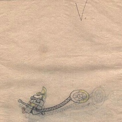 Пожарный со шлангом