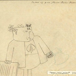 Режиссер с рупором и сценарием в руках