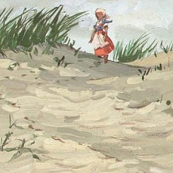 Герда на берегу