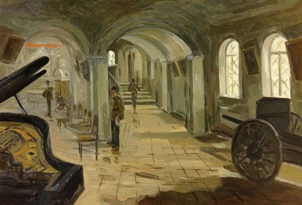 Коридор училища