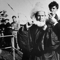 Сергей Эйзенштейн, Григорий Александров во время съемок фильма