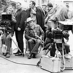 Рабочий момент съемок фильма