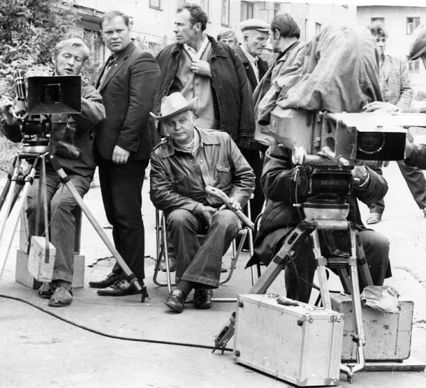 Рабочий момент съемок фильма