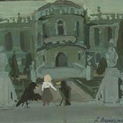 Герда и вороны у дворца