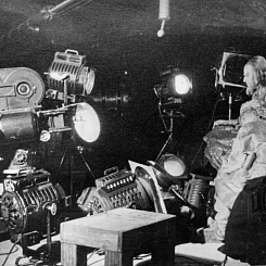 Режиссер Сергей Эйзенштейн на съемочной площадке. 2-я серия