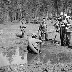 Рабочий момент съемок