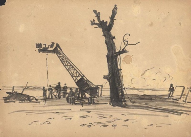 Съемка эпизода "Переправа"