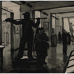 На выставке современной скульптуры