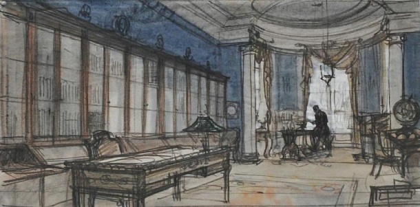 Кабинет. Библиотека