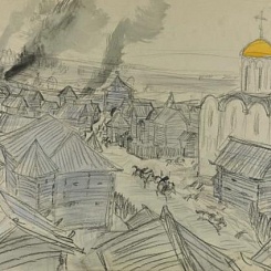 Начало пожаров во Владимире