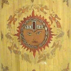 Роспись паруса корабля