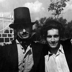 Студенты ВГИКа - В.В. Катанян, Э.А. Рязанов