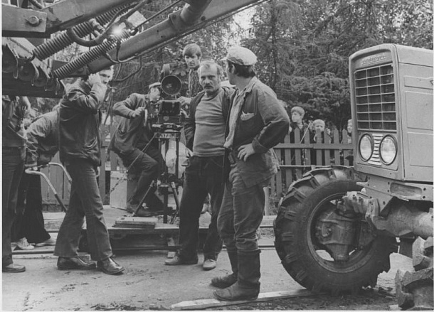 Рабочий момент съемок