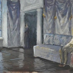 Гостиная в доме Ростовых