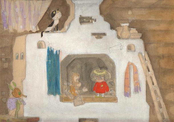 Кузя, Нафаня, Кот и девочка кикимора