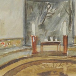 Диванная в доме Ростовых в Москве