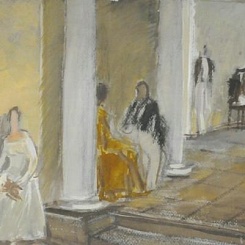 Приход Пьера к Ростовым (Москва)