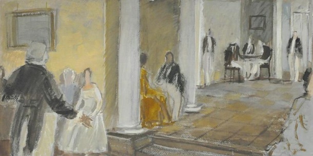 Приход Пьера к Ростовым (Москва)