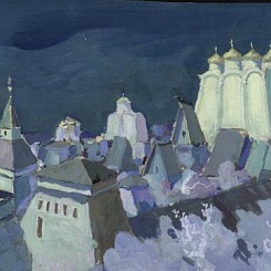 Новгород в лунном свете