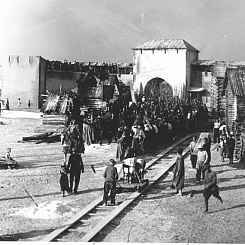 Рабочий момент съемок