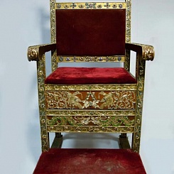 Трон Петра I в молодые годы