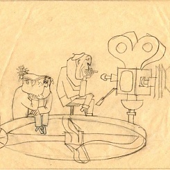 Режиссер и Оператор перед камерой