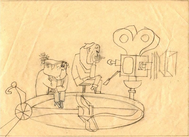 Режиссер и Оператор перед камерой