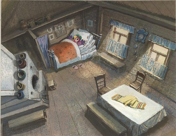 Кеша в кровати