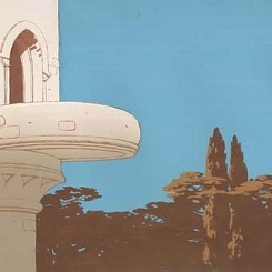 Фрагмент башни с балконом