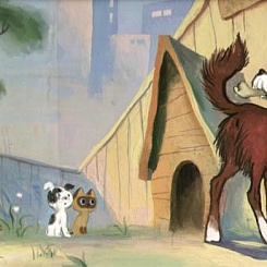 Гав, Щенок и Собака с костью