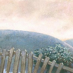 Пригорок за забором