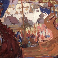 Пристань Новгорода: снаряжают корабли