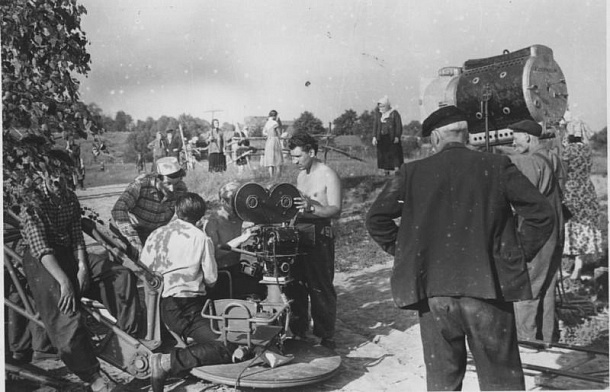 Рабочий момент съемок