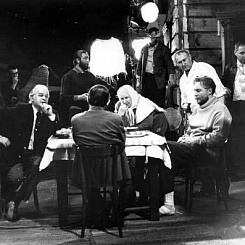 Рабочий момент съемок фильма