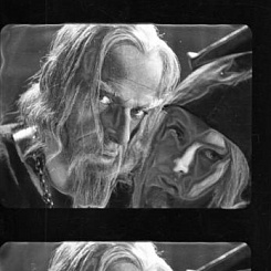 Персонажи Иван Грозный и Евстафий. Вариант кадра. 3 серия